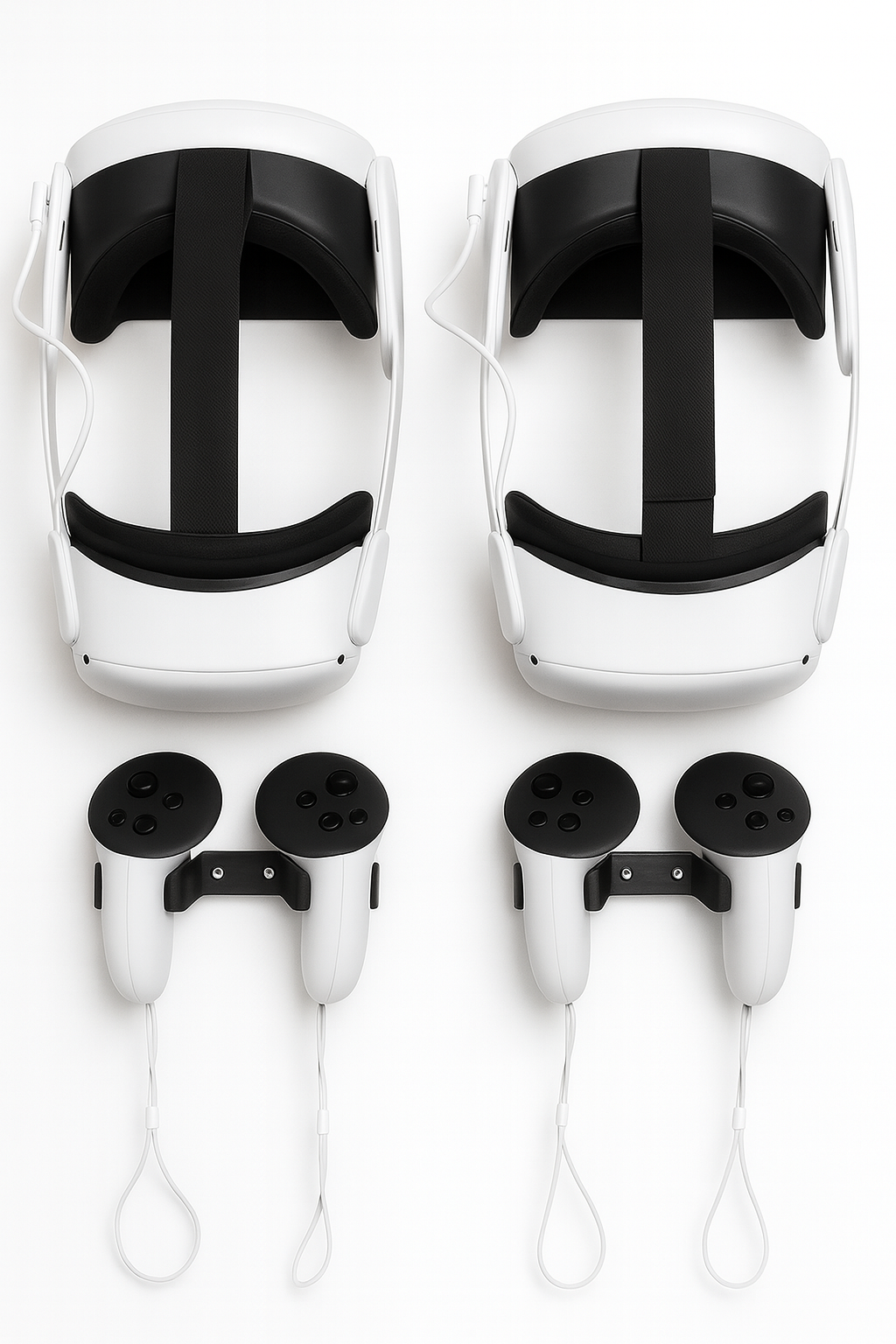 Support mural pour casque VR et manettes – Personnalisable (Meta Quest 2 / 3)